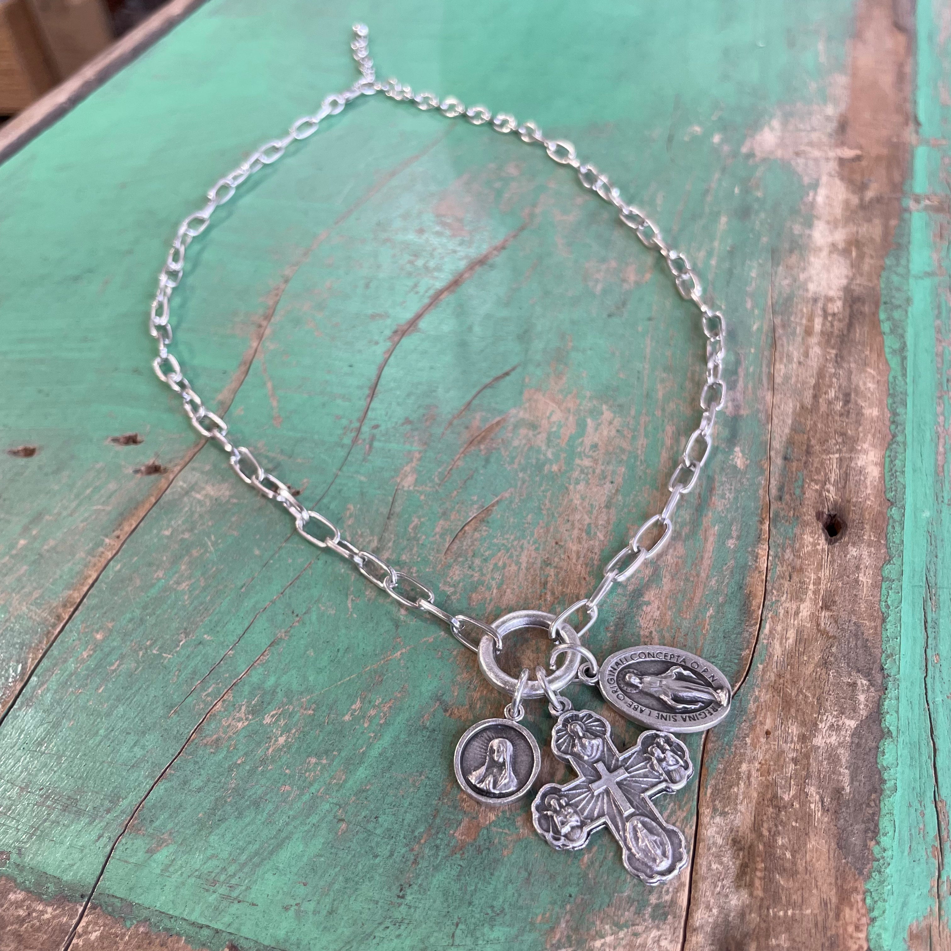 3 Medal Necklace