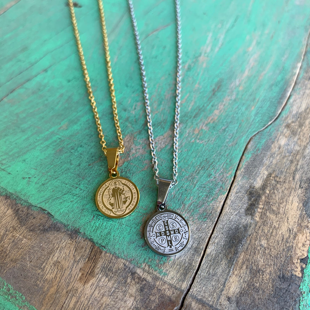 Small Saint Benedict Necklace