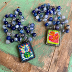 Lydia Rectangular Art Necklace