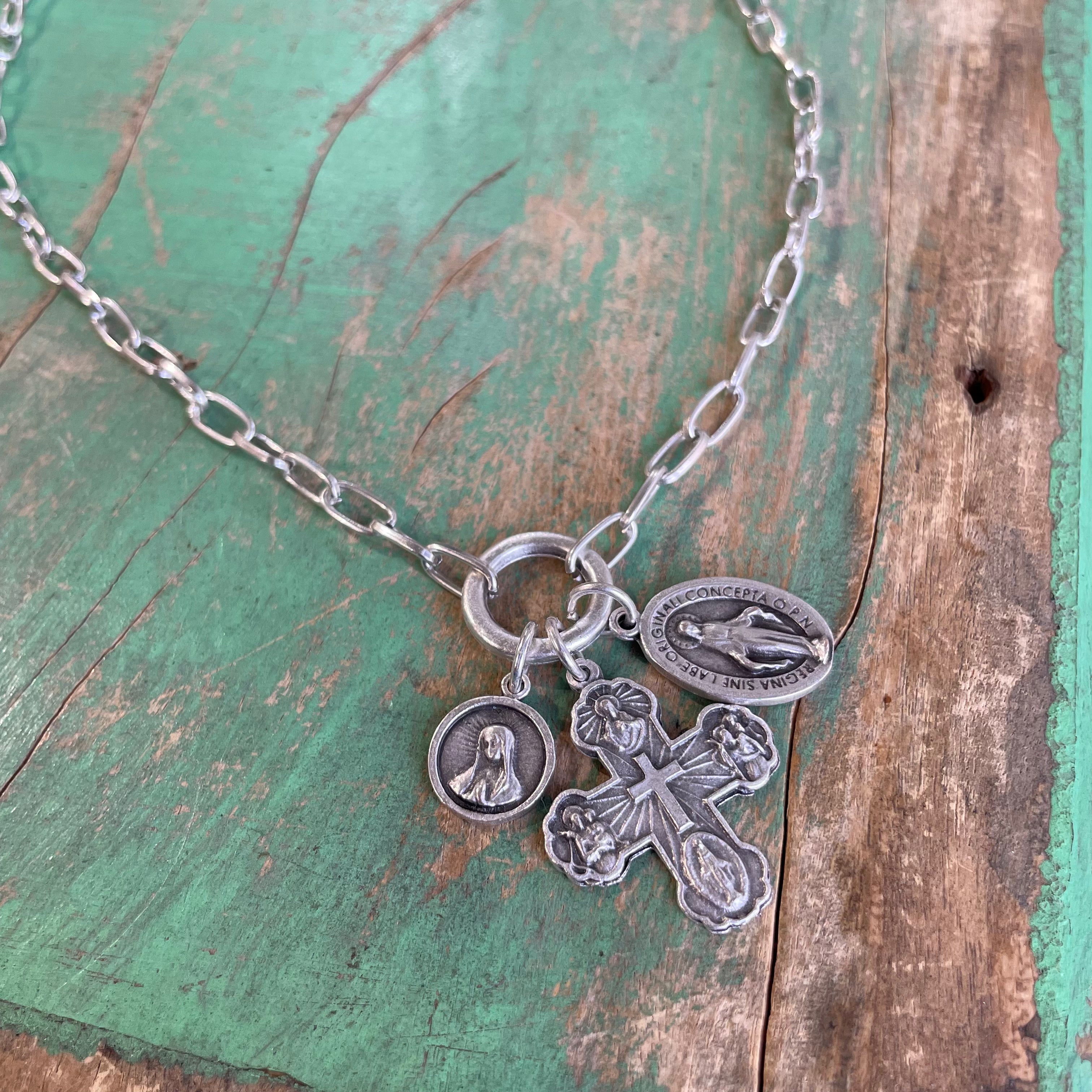 3 Medal Necklace