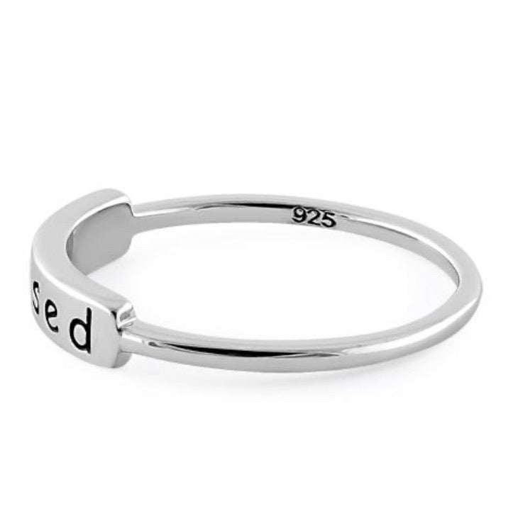 Blessed Sterling Silver Ring