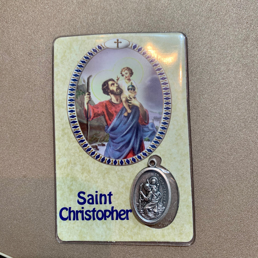 Healing Saints Prayer Cards with Medals