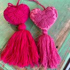 Solid Heart Tassel Blessings