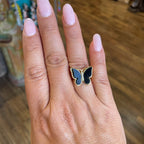 Butterfly Adjustable Gold Rings