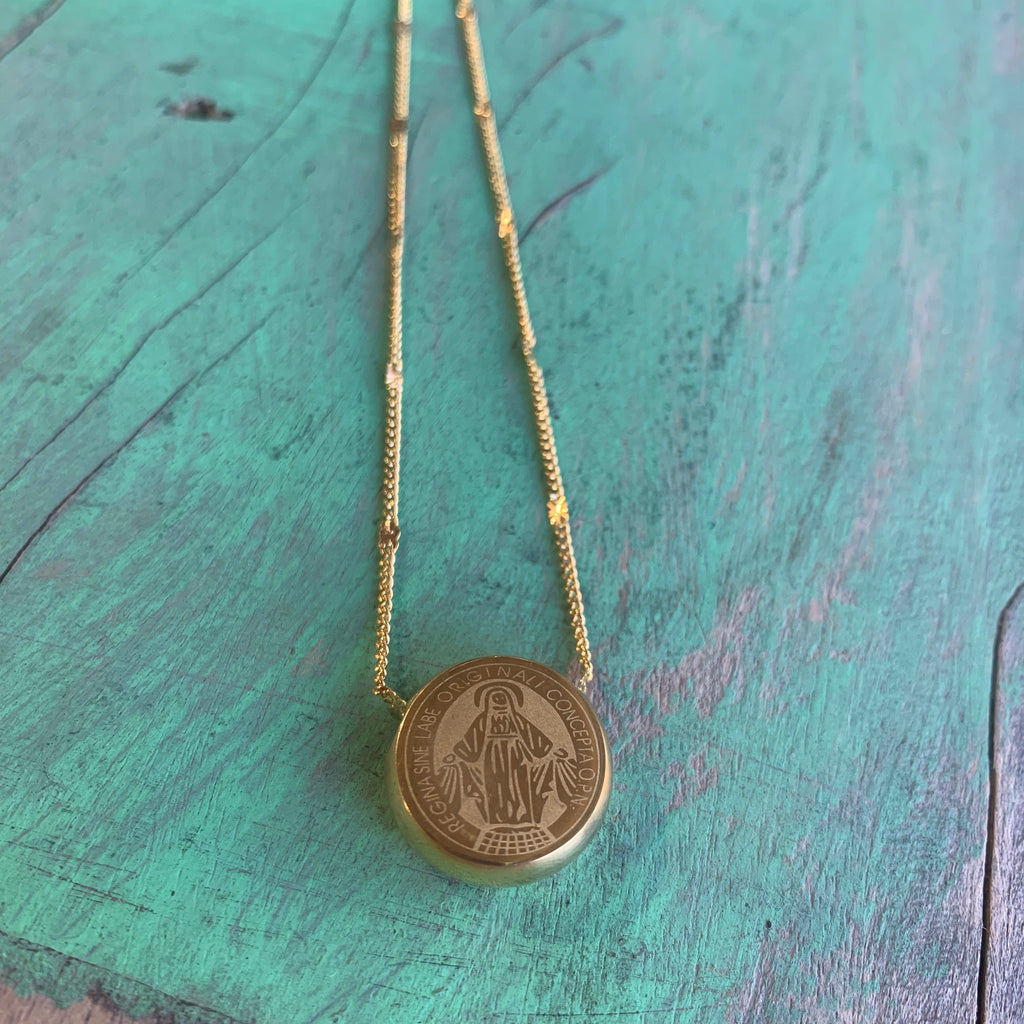 Gold Faith Necklace