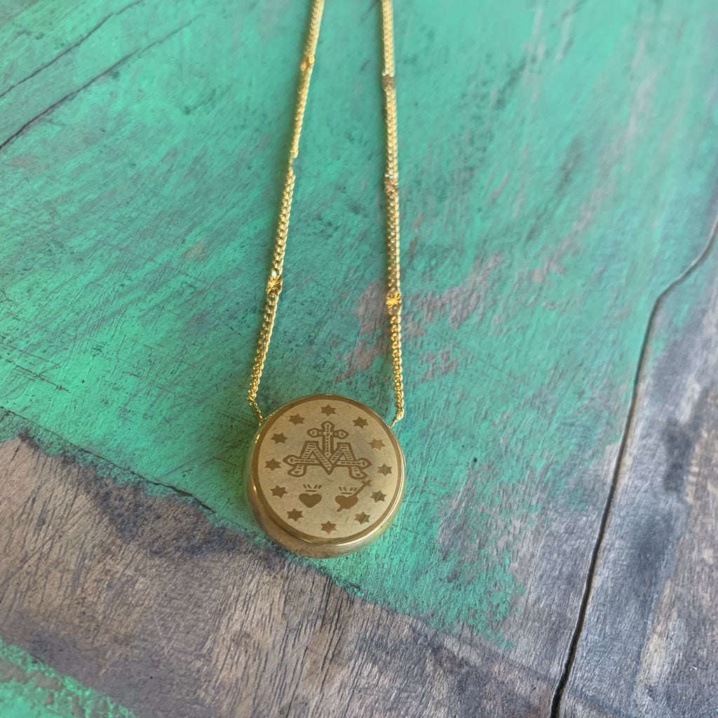 Gold Faith Necklace
