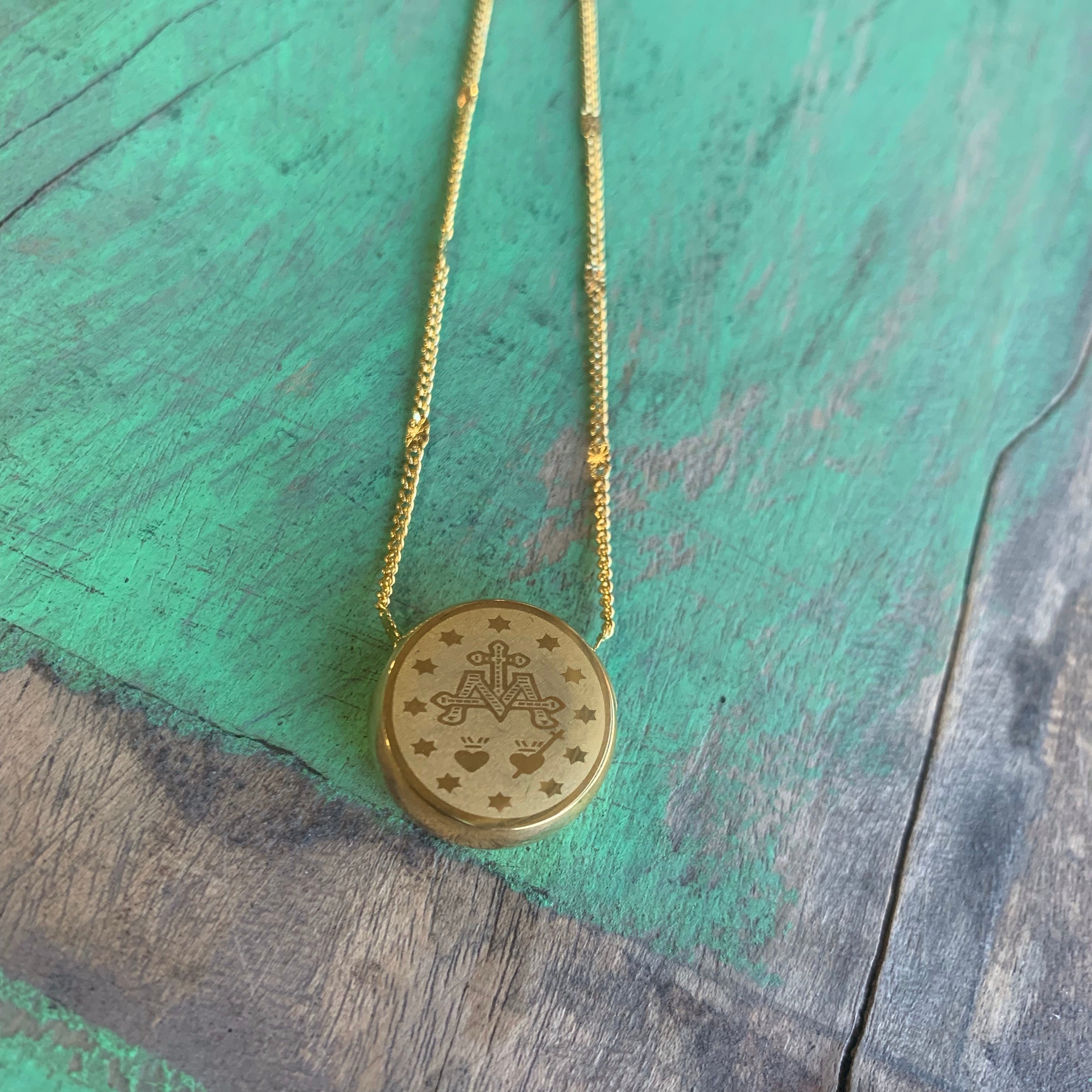 Gold Faith Necklace