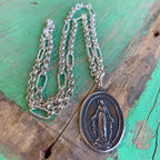 Miraculous Silver Plated Necklace