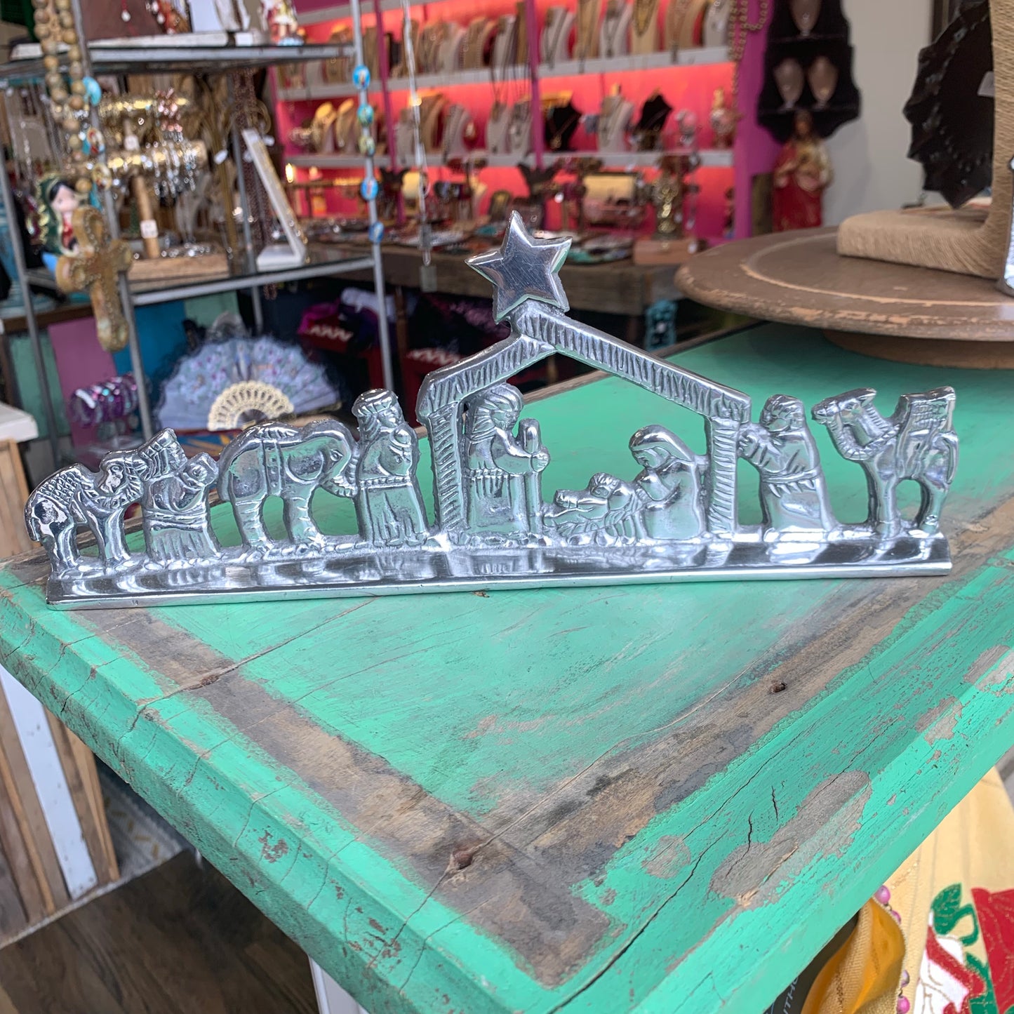 Pewter Nativity