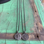 St. Benedict and OLG Necklace
