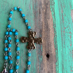 Sideways Cross Faith Necklace and Earrings