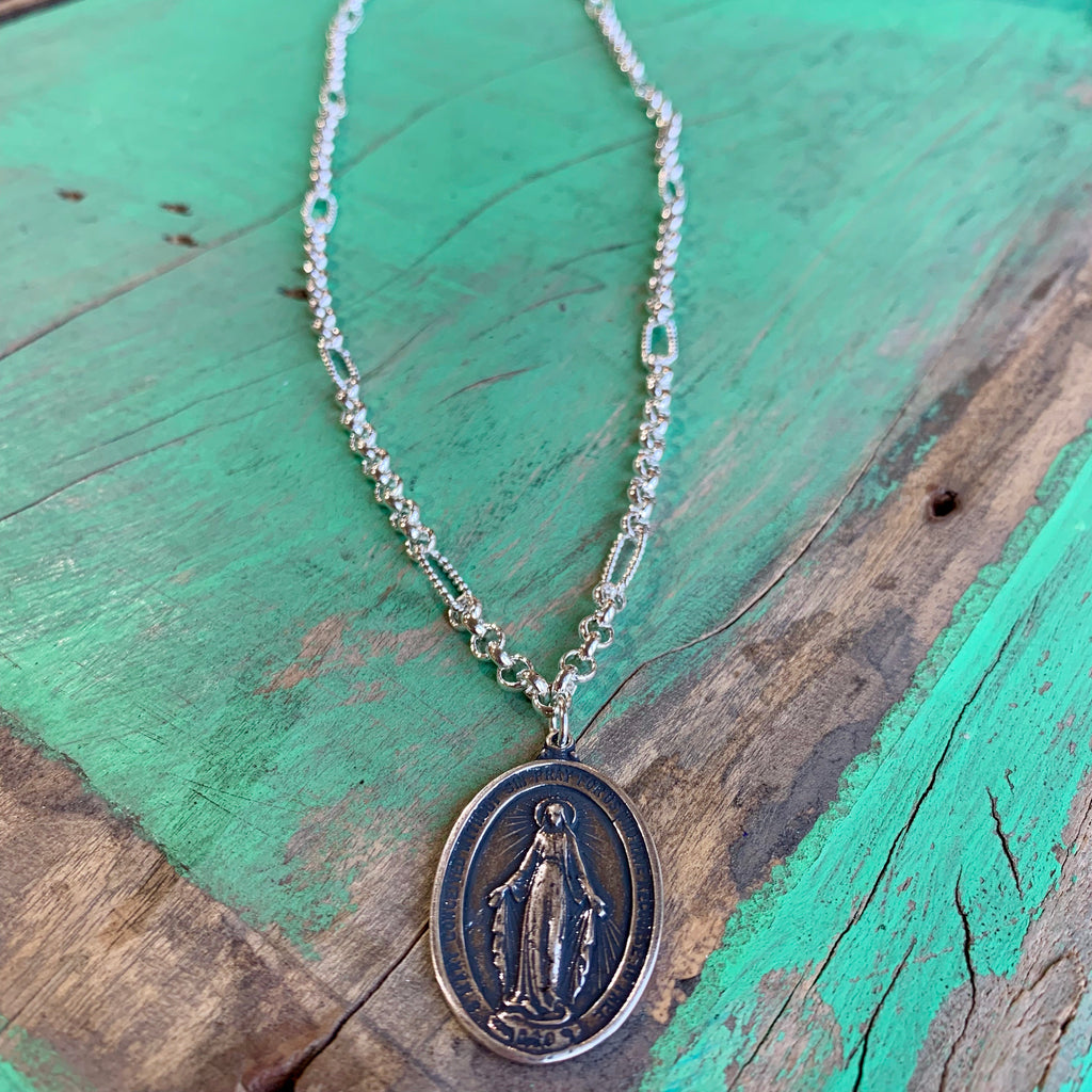 Miraculous Silver Plated Necklace
