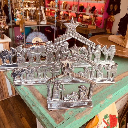 Pewter Nativity