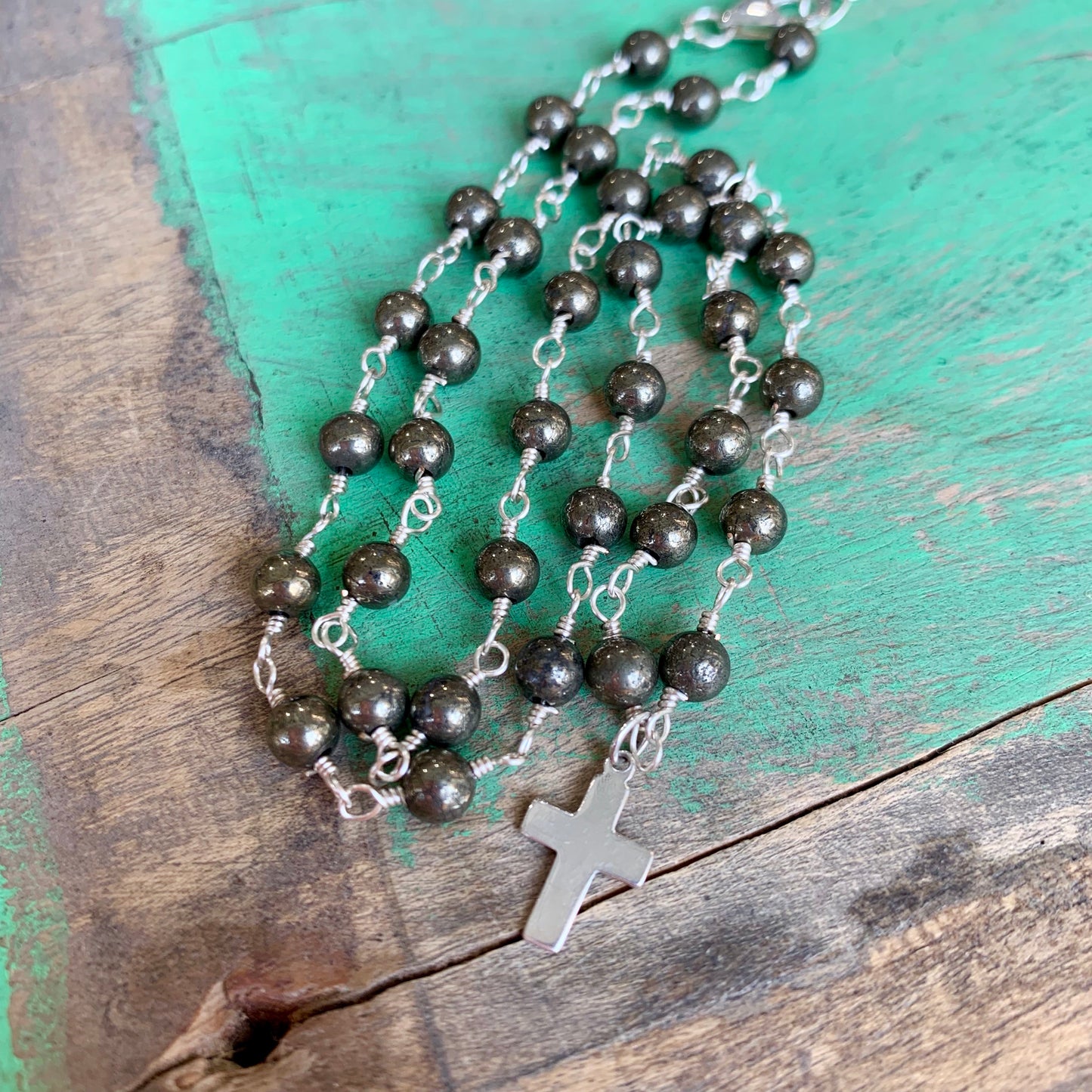 Dainty Pyrite with Cross