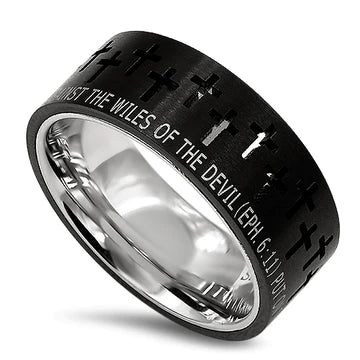 Knight Ring Black Armor of God