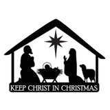 Keep Christ In Christmas Auto Magnet