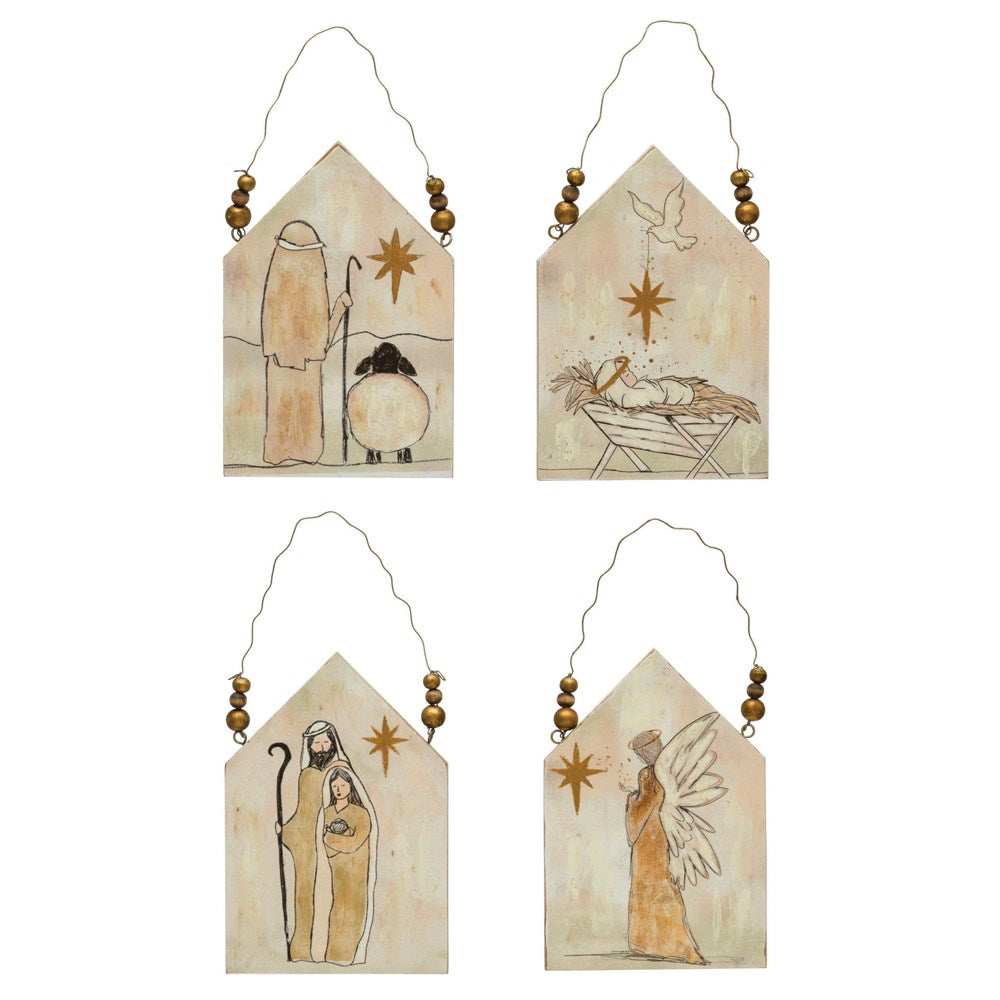 Wooden Holy Image Ornaments