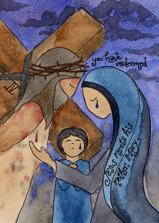 Stations of the Cross for Children Cards Artwork