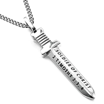 Makaira Sword Soldier of Christ 24” Necklace