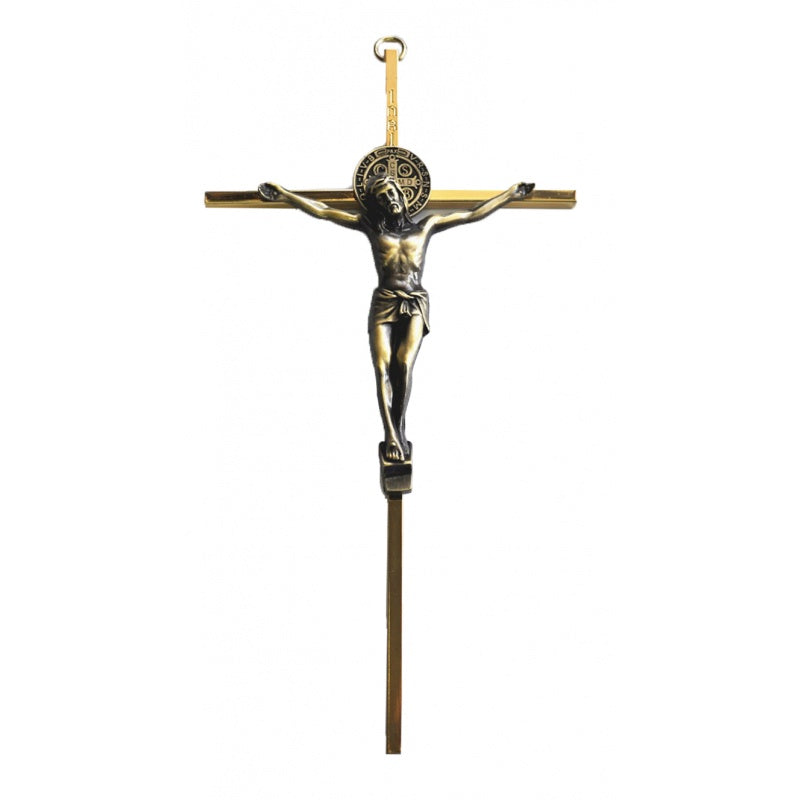 Gold St Benedict Crucifix