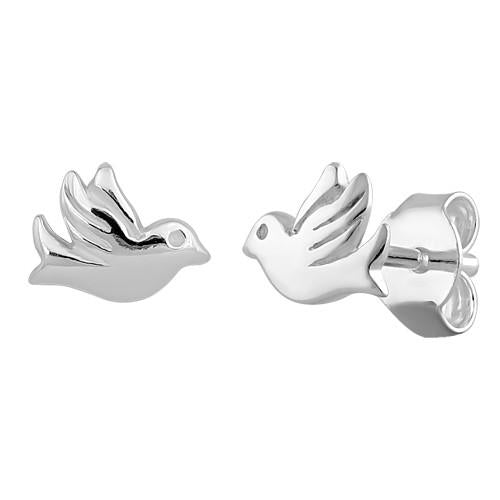 Sterling Silver Holy Spirit Earrings