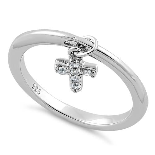 Dangle cross ring deals