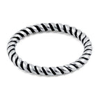 Sterling Silver Rope Ring
