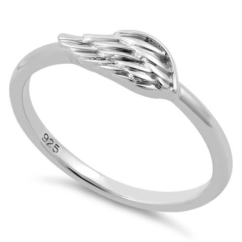 Angel's Wing Sterling Silver Ring