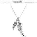 Angel Wings Sterling Silver Necklace