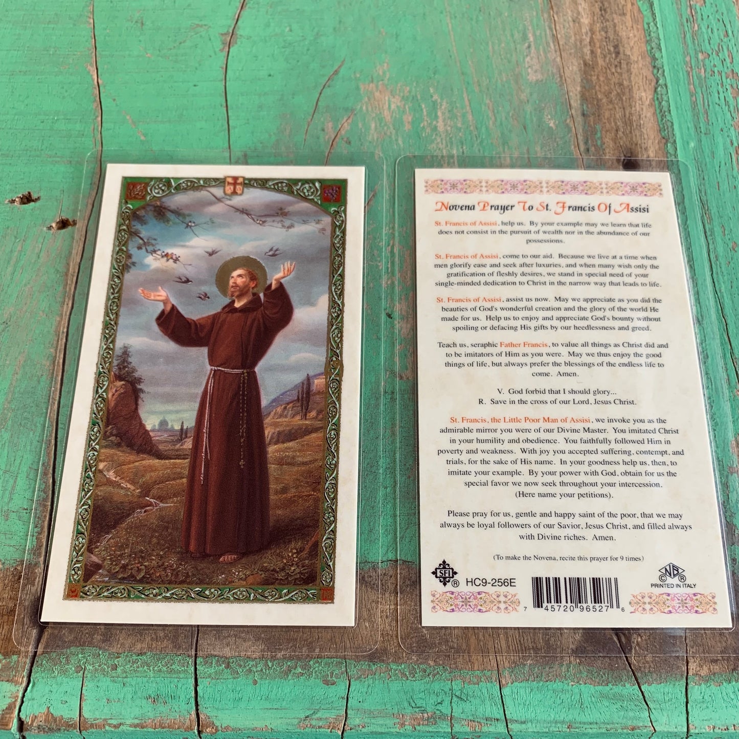 Laminated Prayer Card