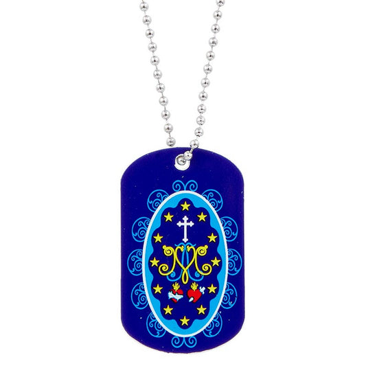 Miraculous Medal Name Tag